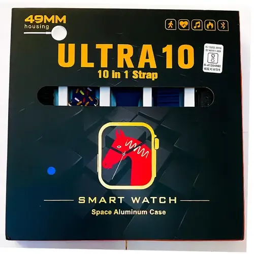 Ultra 10 Smart Watch With 10 Straps